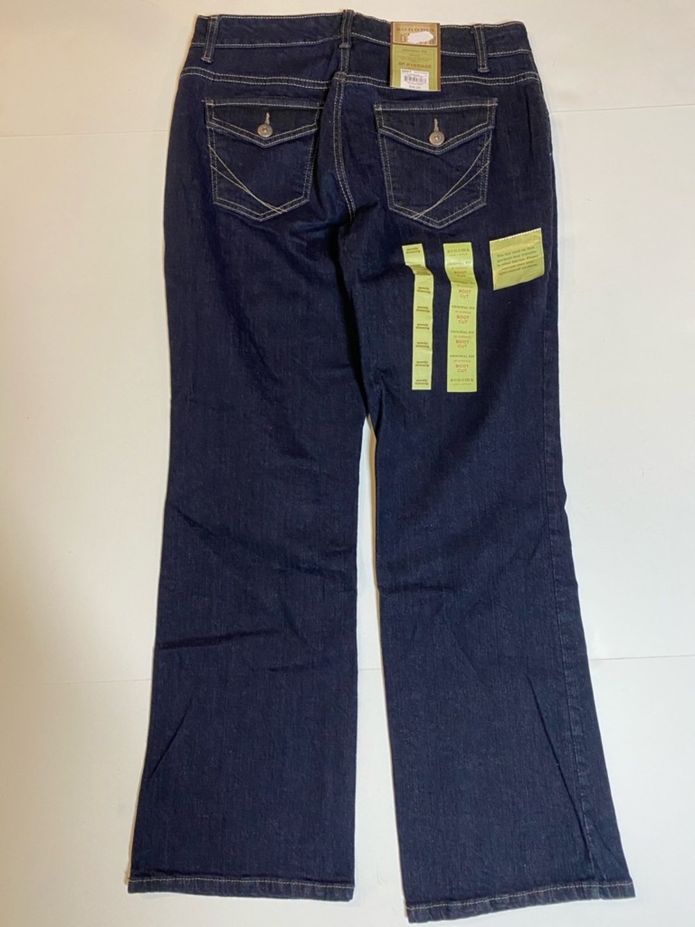 Sonoma SZ 8P Dark Denim Boot Cut Mid Rise Slimming Jeans New D6e - Picture 13 of 13